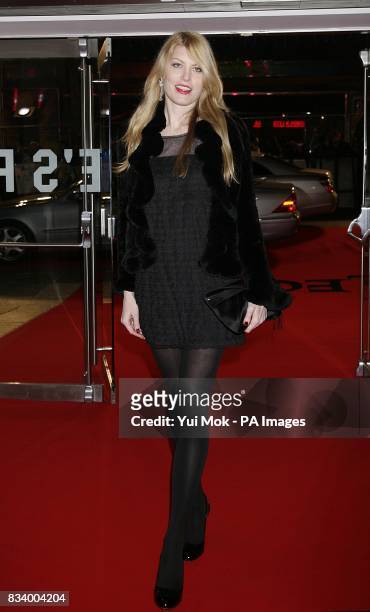 Meredith Ostrom arrives for the premiere of I Am Legend at the Odeon West End Cinema, Leicester Square, London.