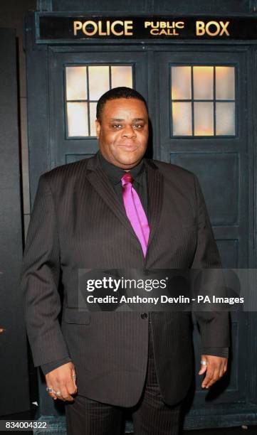 Clive Rowe arrives for the Gala Screening of the Doctor Who Christmas espisode at The Science Museum in west London.