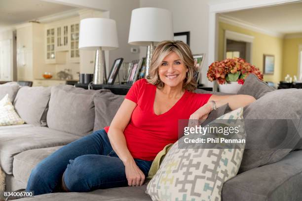 Journalist Ashleigh Banfield is photographed for Closer Weekly Magazine on March 4, 2017 at home in Connecticut. PUBLISHED IMAGE.