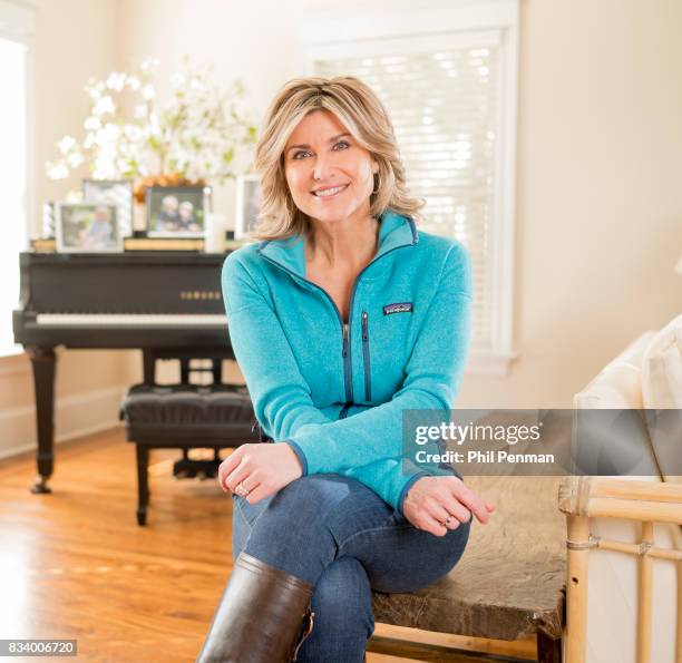 Journalist Ashleigh Banfield is photographed for Closer Weekly Magazine on March 4, 2017 at home in Connecticut.