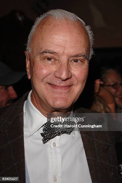 Shoe designer Manolo Blahnik attends the "Bill Gibb: Fashion and Fantasy" book launch at the Fashion & Textile Museum on October 23, 2008 in London,...