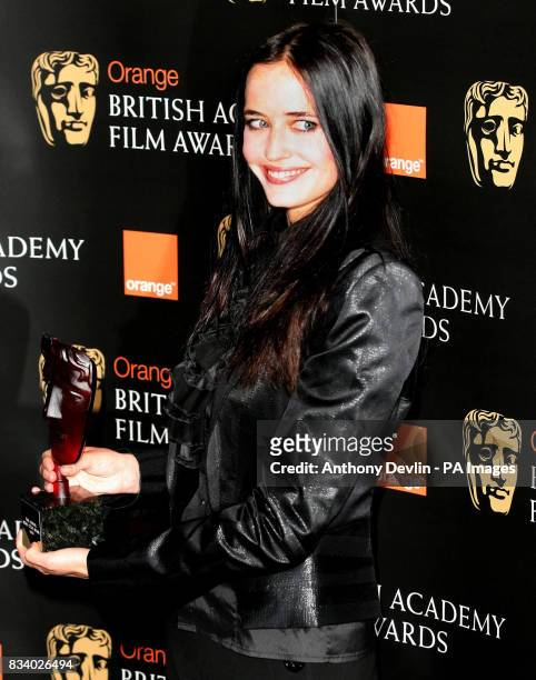 Eva Green announces the nominations for The Orange British Academy Film Awards Rising Star Award at BAFTA in central London.