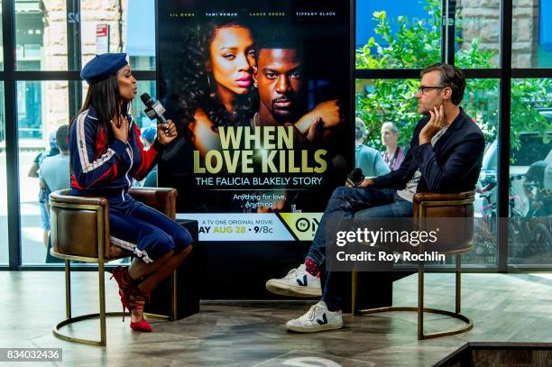 Tasha Smith discusses "When Love Kills" with the Build Series at Build Studio on August 17, 2017 in New York City.