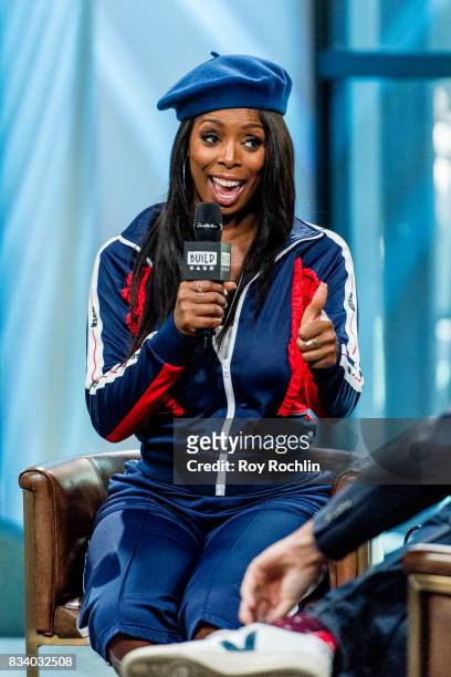 Tasha Smith discusses "When Love Kills" with the Build Series at Build Studio on August 17, 2017 in New York City.