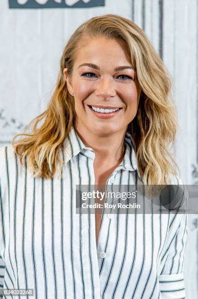 LeAnn Rimes discusses "Logan Lucky" with the Build Series at Build Studio on August 17, 2017 in New York City.