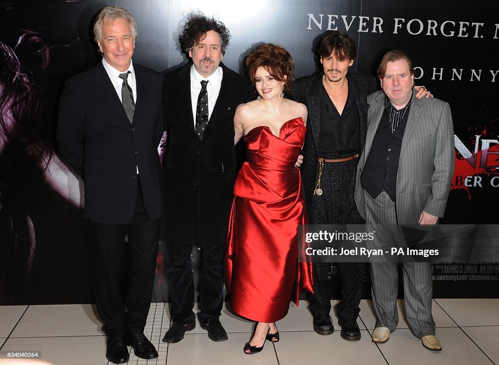 Sweeney Todd UK Premiere - London