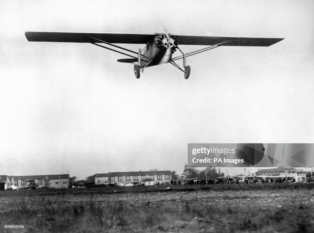 Aviation - Captain Charles Lindbergh - Spirit of St Louis - Croydon