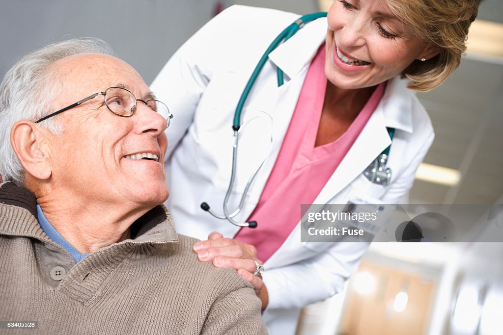 Doctor Talking with Senior Patient