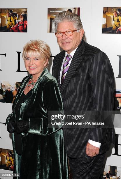 Gloria Hunniford and husband Stephen Way arrive for the UK Premiere of The Bucket List at the Vue West End , London
