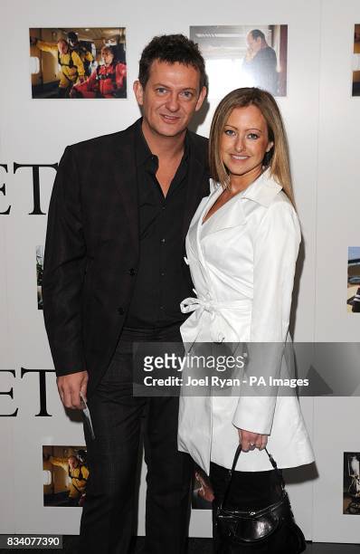 Matthew Wright and partner arrive for the UK Premiere of The Bucket List at the Vue West End , London