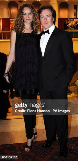 Actor Toby Stephens and wife Anna-Louise Plowman at the Morgan Stanley Great Britons Awards 2007 at the Guildhall, London.