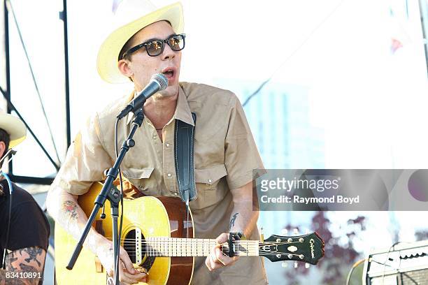 Country singer Justin Townes Earle performs during the 18th annual Chicago Country Music Festival at Soldier Field Parkland in Chicago, Illinois on...