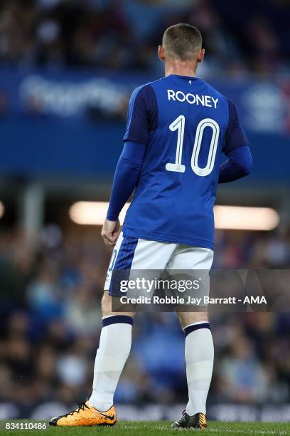 Wayne Rooney of Everton during the UEFA Europa League Qualifying Play-Offs round first leg match between Everton FC and Hajduk Split at Goodison Park...