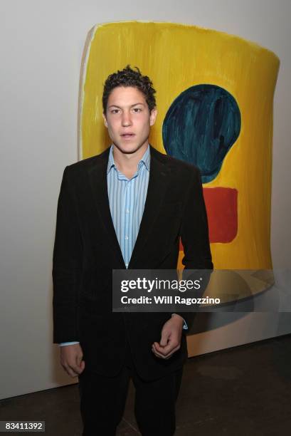 Vito Schnabel attends the opening of an exhibit by Ron Gorchov at Nicholas Robinson Gallery on October 23, 2008 in New York City.