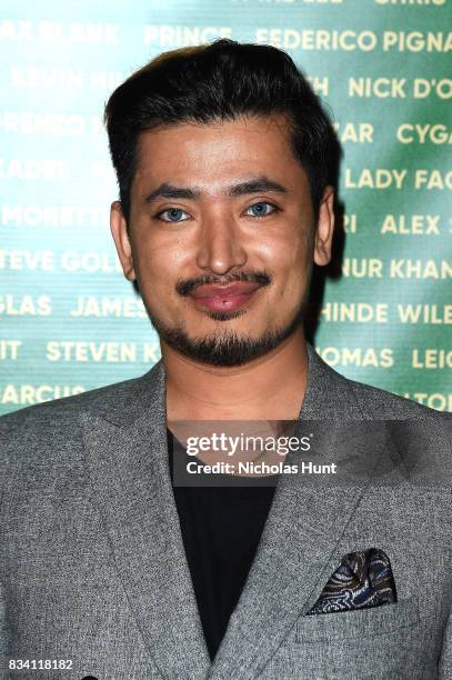 Pritan Ambroase attends the George Wayne's Annual Downtown 100 Party at Hotel Chantelle on August 17, 2017 in New York City.