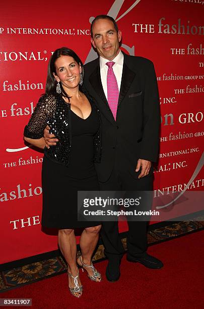 Make-up artist Bobbi Brown and husband Steven Plofker attend the 25th annual Night of Stars hosted by Fashion Group International at Cipriani Wall...