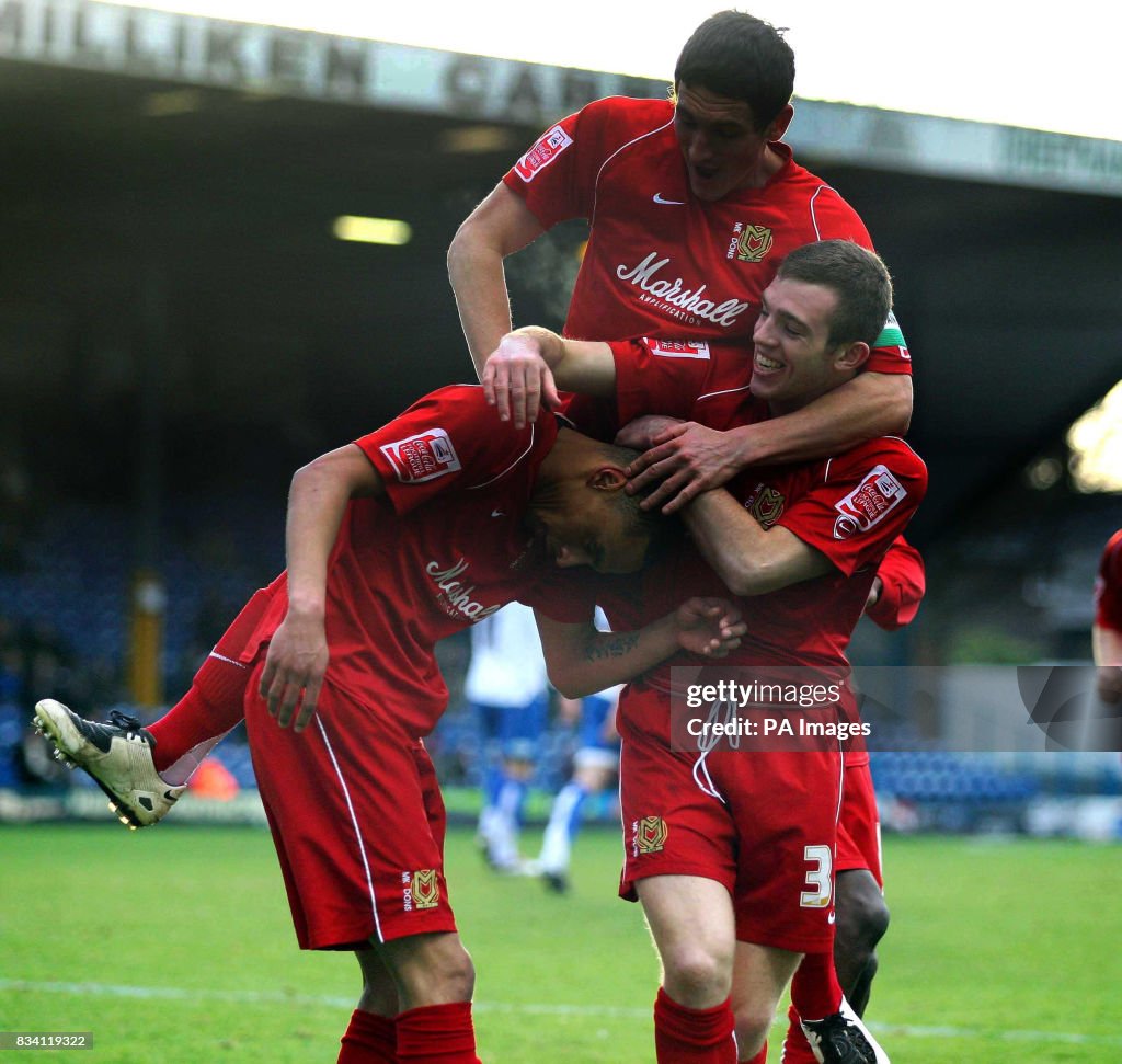 Soccer - Coca Cola Football League Two - Bury v Milton Keynes Dons - Gigg Lane