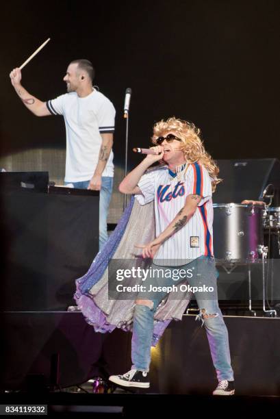 Macklemore and Ryan Lewis perform during Day 4 of Sziget Festival 2017 on August 12, 2017 in Budapest, Hungary.