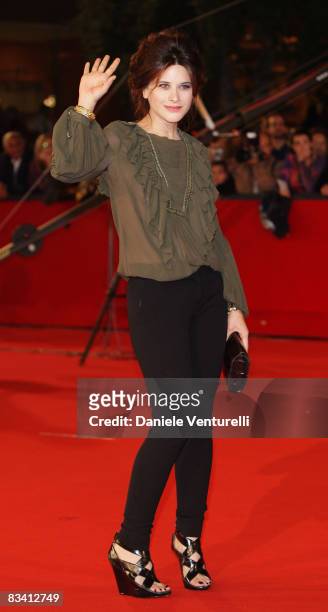 Valentina Cervi attends the L'Uomo Che Ama Premiere during the 3rd Rome International Film Festival held at the Auditorium Parco della Musica on...