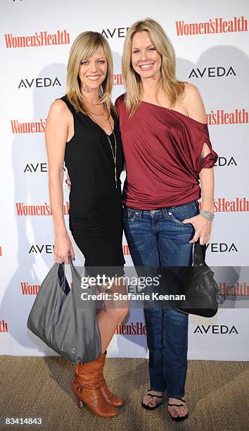Actresses Kaitlin Olson and Andrea Roth attend The Women's Health Magazine Green For Good Soiree at The Sunset Tower Hotel on October 23, 2008 in Los...
