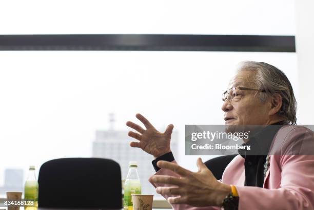 Lawyer Hiroyuki Kawai speaks during an interview in Tokyo, Japan, on Tuesday, July 25, 2017. Kawai is propelling the anti-nuclear movement forward...