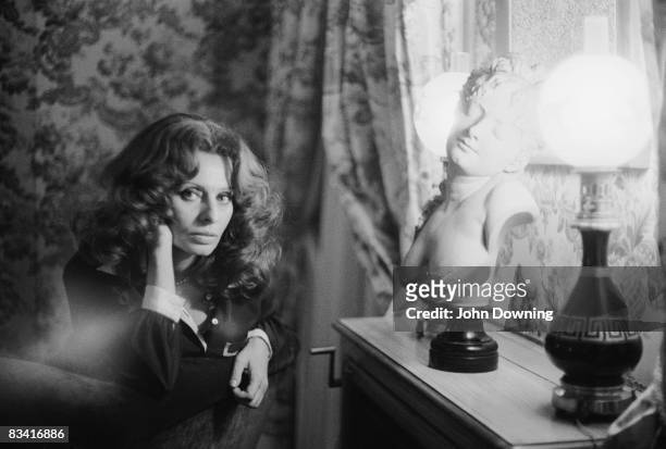 Italian actress Sophia Loren, 1977.