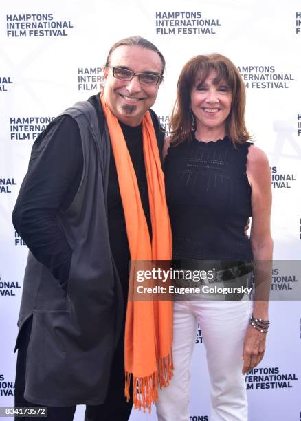 Kim Brizzolara and Rudi Dolezal attend the The Hamptons International Film Festival SummerDocs Series Screening of WHITNEY. "CAN I BE ME" at UA...