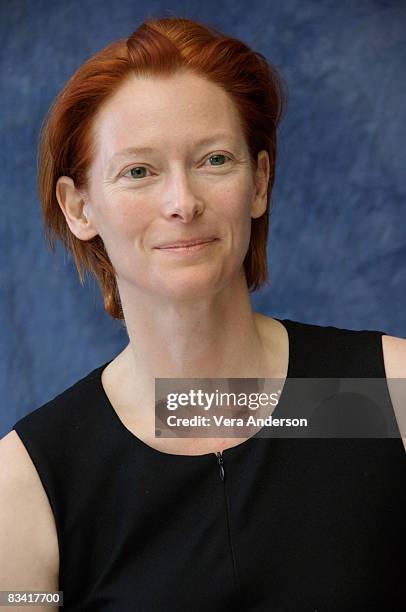 Tilda Swinton at the "Michael Clayton" press conference at the Four Seasons Hotel on September 8, 2007 in Toronto, Canada.