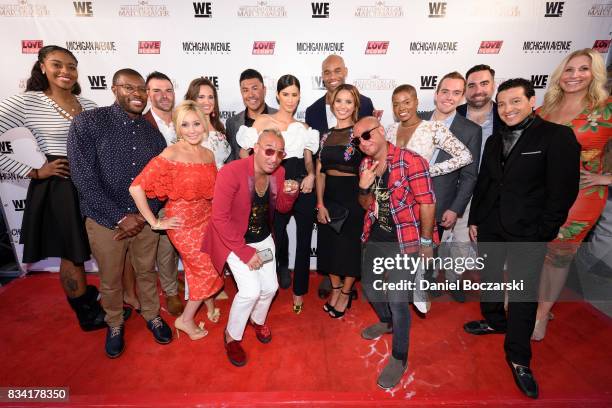 Honorees attend WE tv's LOVE BLOWS Premiere Event at Flamingo Rum Club at Flamingo Rum Club on August 16, 2017 in Chicago, Illinois.