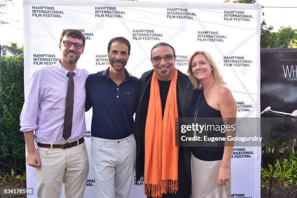 David Nugent, Ben Silverman, Rudi Dolezal and Anne Chaisson attend the The Hamptons International Film Festival SummerDocs Series Screening of...