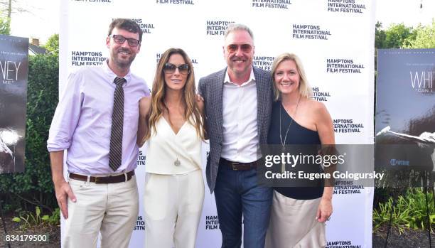 David Nugent, Cristina Cuomo, Ian Duke, and Anne Chaisson attend the The Hamptons International Film Festival SummerDocs Series Screening of WHITNEY....