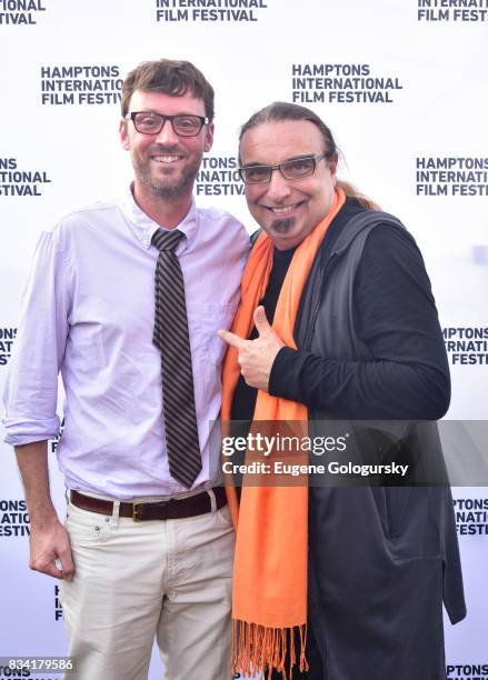 David Nugent and Rudi Dolezal attend the The Hamptons International Film Festival SummerDocs Series Screening of WHITNEY. "CAN I BE ME" at UA...