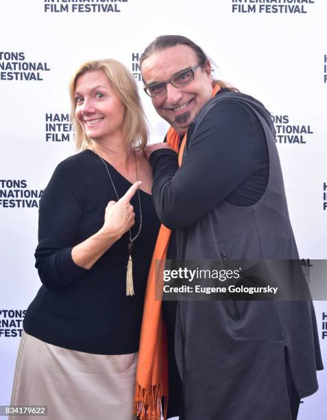 Anne Chaisson and Rudi Dolezal attend the The Hamptons International Film Festival SummerDocs Series Screening of WHITNEY. "CAN I BE ME" at UA...