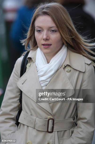 Kate Sheedy arrives at the Old Bailey in central London as the jury begins a sixth day of deliberations to consider its verdicts in the Levi...