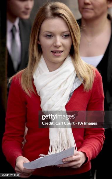 Kate Sheedy, who survived an attempt on her life by Levi Bellfield, speaks outside the Old Bailey Court where Bellfield was today found guilty of two...