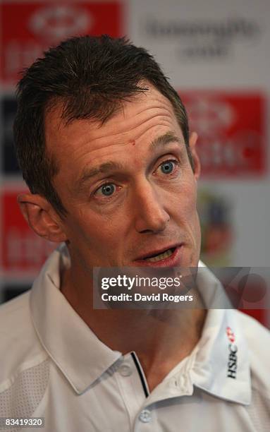 Rob Howley,the Lions backs coach at the annoucement of the coaching staff for the 2009 British and Irish Lions tour of South Africa at the HSBC...