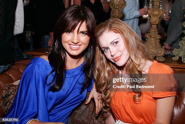 Rachele Brooke Smith and Christina Fulton Holland Roden attend Fall/Winter Fulcage Collection Launch Party "Shop For A Cause" at J. Ransom on October...