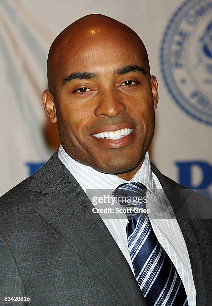 Tiki Barber attends The Friars Club's roast of Matt Lauer at The New York Hilton on October 24, 2008 in New York City.