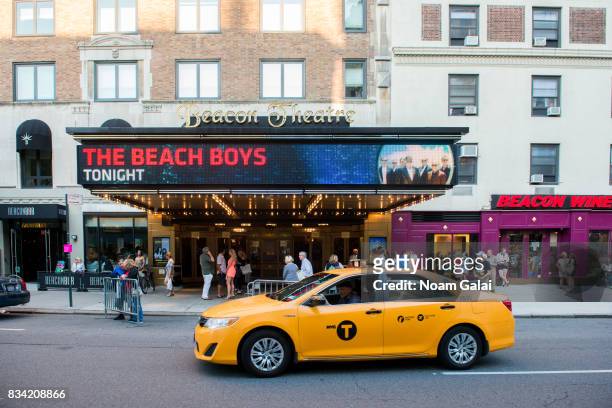 View outside The Beacon Theatre on August 17, 2017 in New York City.
