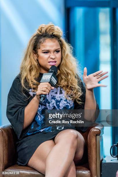 Rachel Crow discusses Upcoming Projects with the Build Series at Build Studio on August 17, 2017 in New York City.