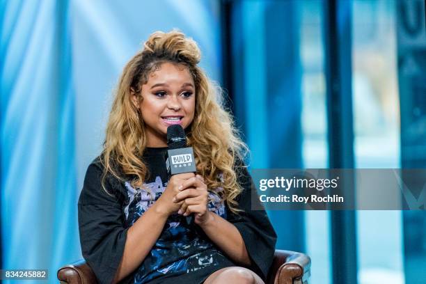 Rachel Crow attends Build Presents Rachel Crow Discussing Her Upcoming Projects at Build Studio on August 17, 2017 in New York City.