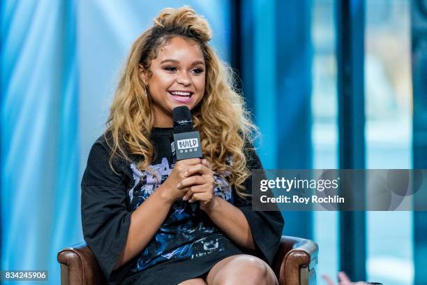 Rachel Crow attends Build Presents Rachel Crow Discussing Her Upcoming Projects at Build Studio on August 17, 2017 in New York City.