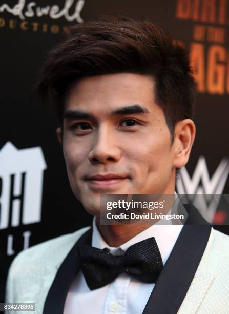 Actor Philip Ng attends the premiere of WWE Studios' "Birth of the Dragon" at ArcLight Hollywood on August 17, 2017 in Hollywood, California.