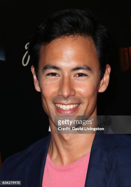 Actor George Young attends the premiere of WWE Studios' "Birth of the Dragon" at ArcLight Hollywood on August 17, 2017 in Hollywood, California.