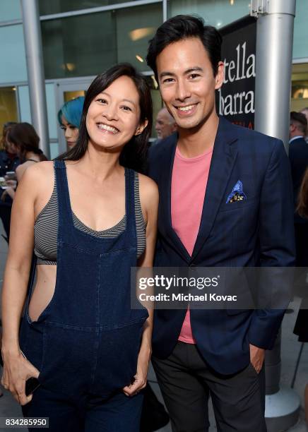 Actors Janet Hsieh and George Young attend the Los Angeles special screening of Birth of the Dragon at ArcLight Cinemas on August 17, 2017 in...