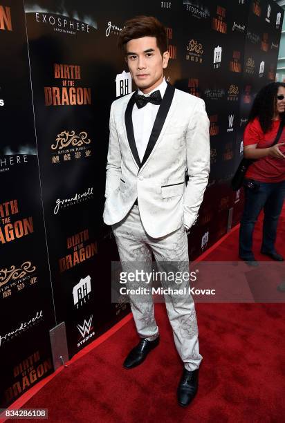 Actor Philip Ng attends the Los Angeles special screening of Birth of the Dragon at ArcLight Cinemas on August 17, 2017 in Hollywood, California.