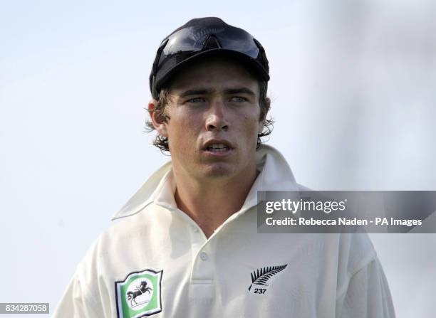 New Zealand bowler Tim Southee during the 3rd Test at McLean Park, Napier, New Zealand.