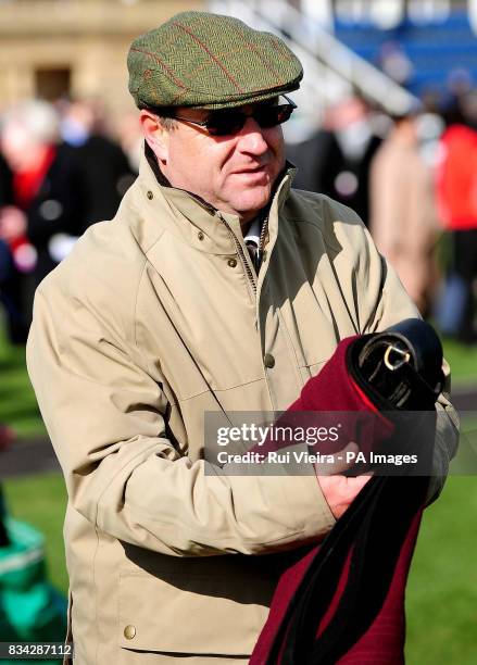 Trainer Richard Fahey at Doncaster Racecourse, Doncaster.