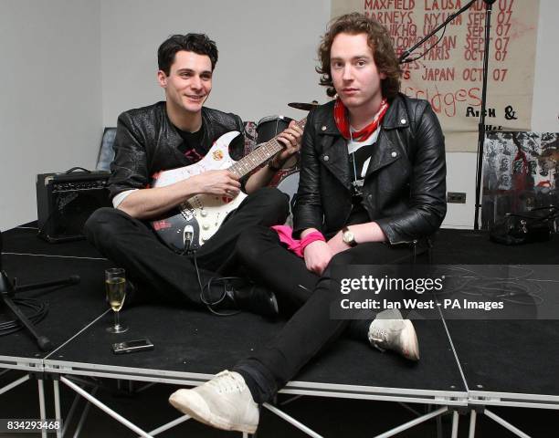 Rich Ascott and Phil Colvert of Rodnik at the start of 'The Week Of Living Dangerously' at the Hospital in Covent Garden, London.