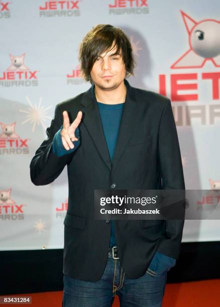 German singer Nevio Passaro attends the Jetix Awards 2008 at the ICC on October 25, 2008 in Berlin, Germany.